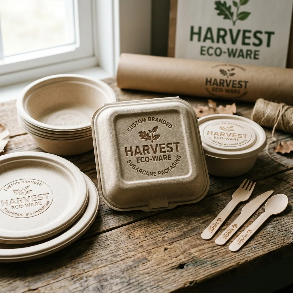 Kumizh Premium Sugarcane Bagasse Tableware Collection